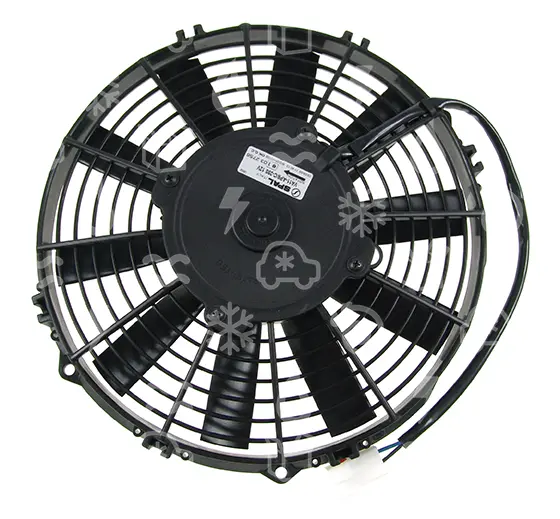 ventilátor univerzální tlačný průměr 225 mm - 10 lopatek, 12 V